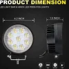 Faro LED 4x4 todoterreno - 27W - 10-60V DC - 1620 lm - Ángulo 60º