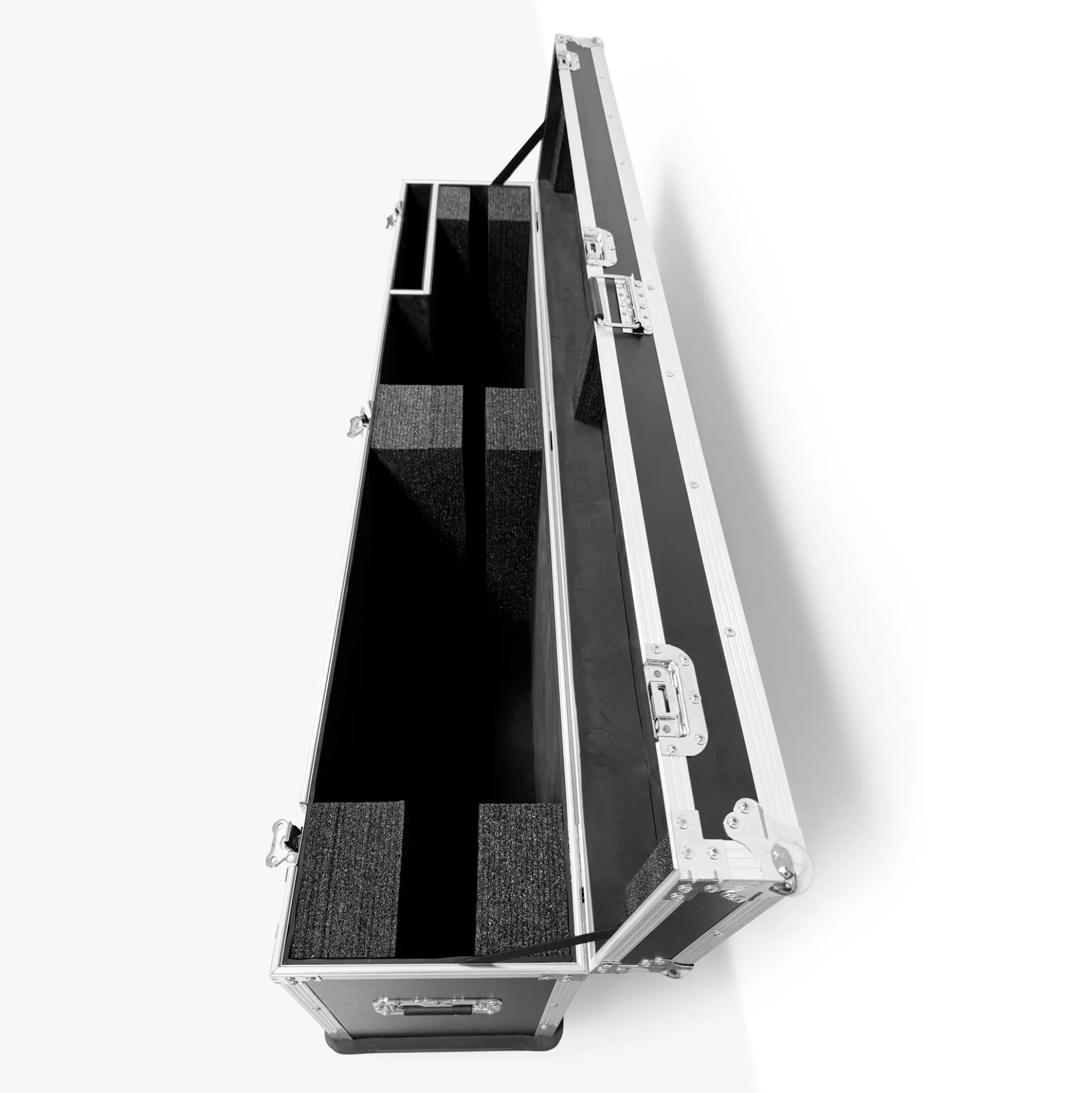 Flight Case para Tótem LCD DLS43 - con Foam, Ruedas y Asas – Transporte Seguro en Ferias y Eventos