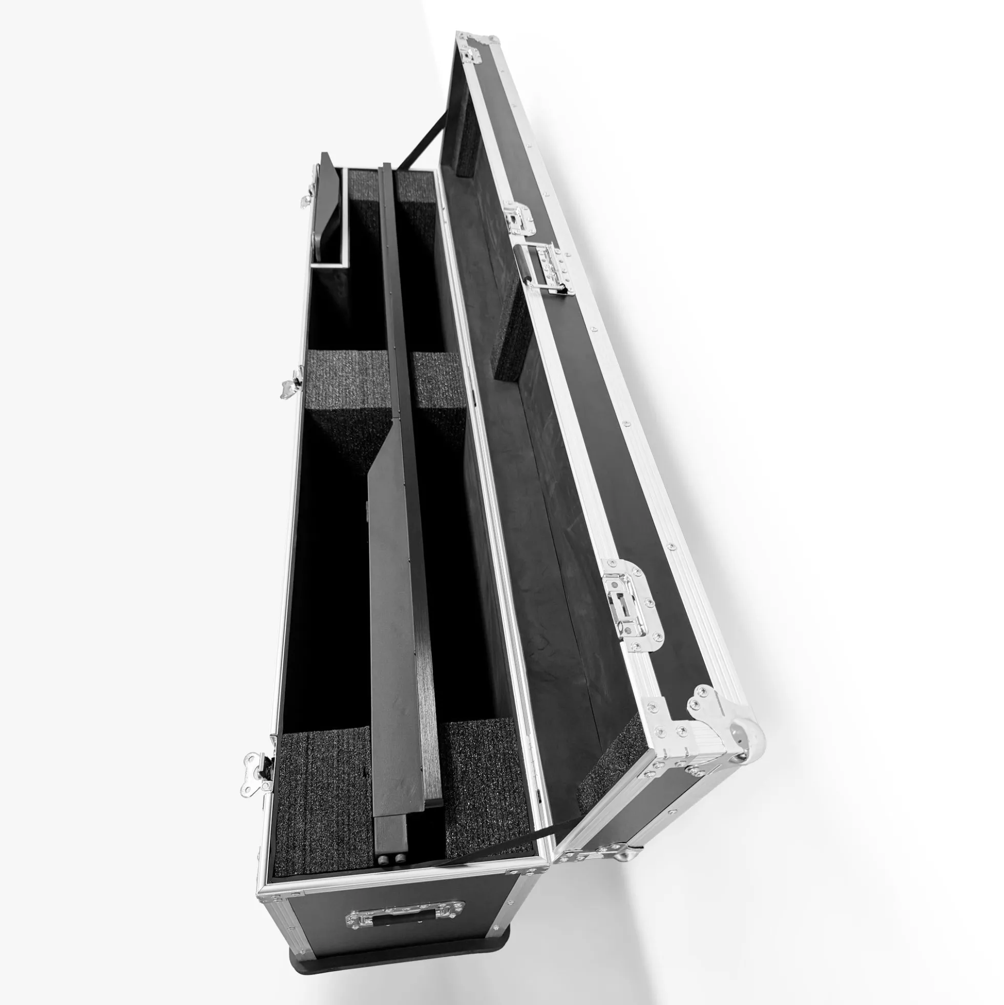Flight Case para Tótem LCD DLS43 - con Foam, Ruedas y Asas – Transporte Seguro en Ferias y Eventos