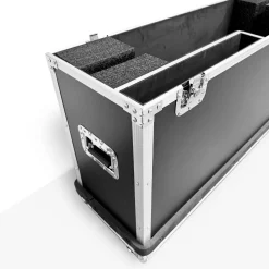 Flight Case para Tótems LCD DLS55 - con Foam, Ruedas y Asas – Transporte Seguro en Ferias y Eventos