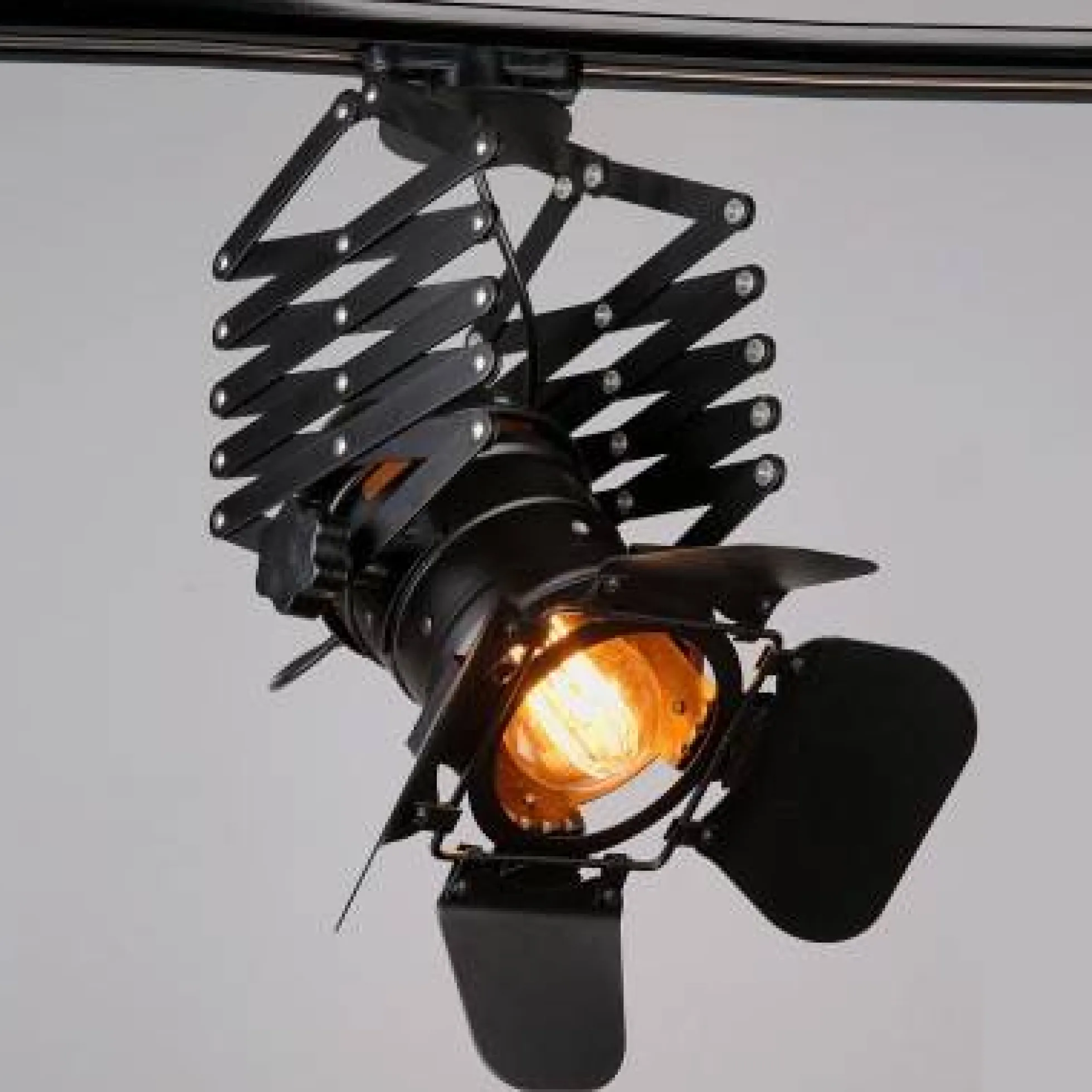 Foco carril monofásico orientable y extensible "Cinema" - E27