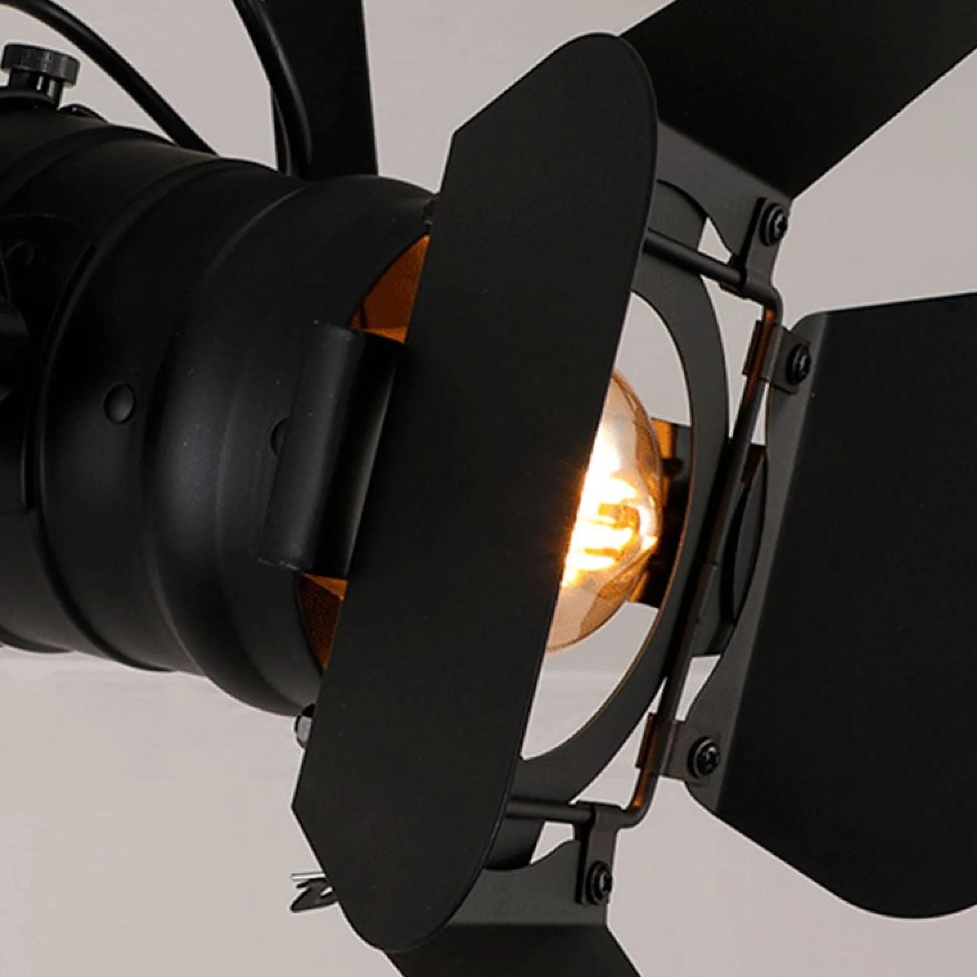 Foco carril monofásico orientable "Cinema" - E27
