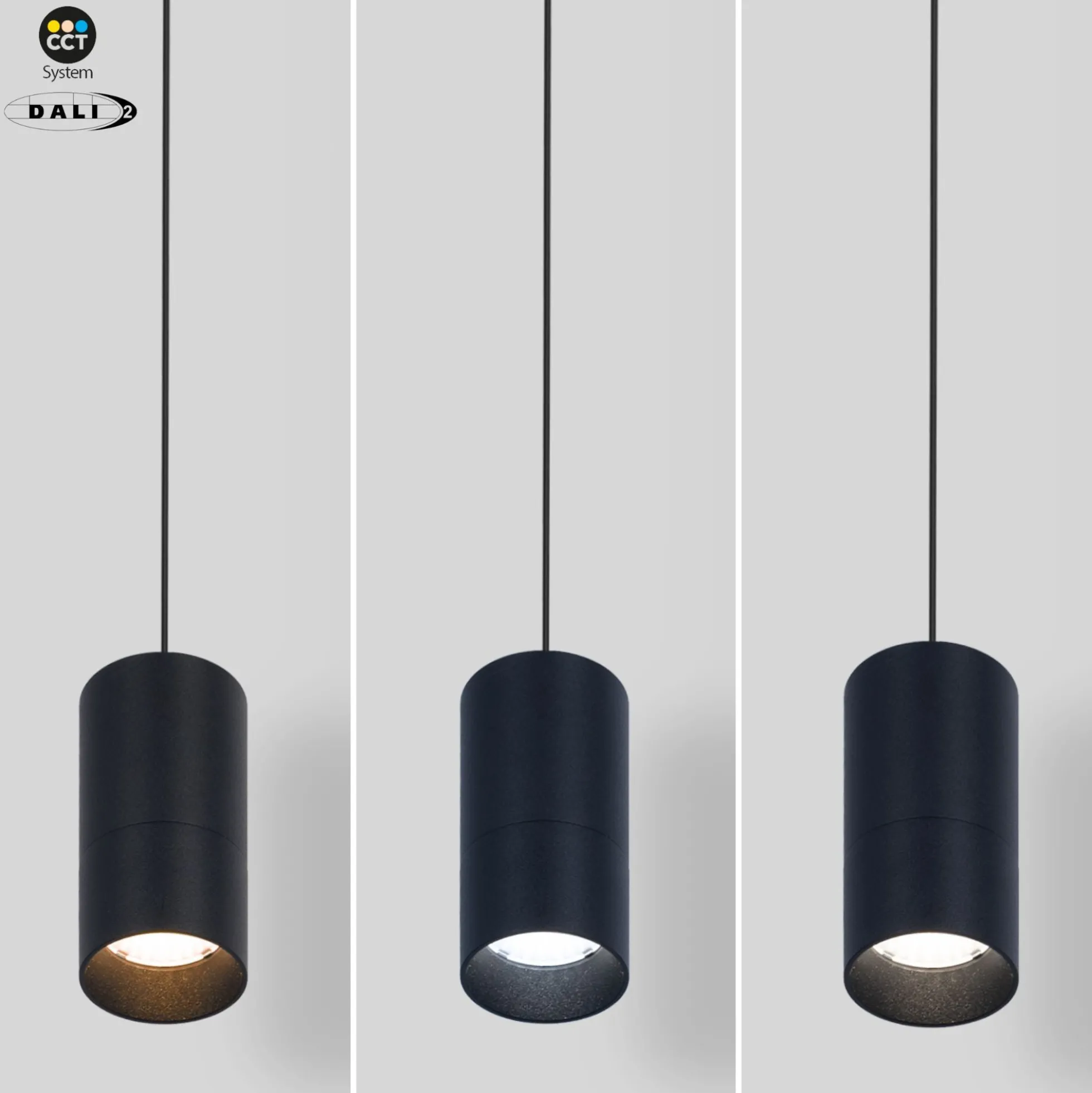 Foco de suspensión LED para carril magnético 48V - 5W - DALI-2 regulable
