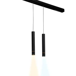 Foco de suspensión LED para carril magnético 48V - 8W - Línea dorada