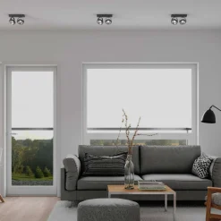 Foco de techo doble orientable