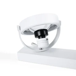 Foco de techo doble orientable