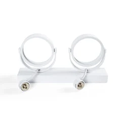 Foco de techo doble orientable
