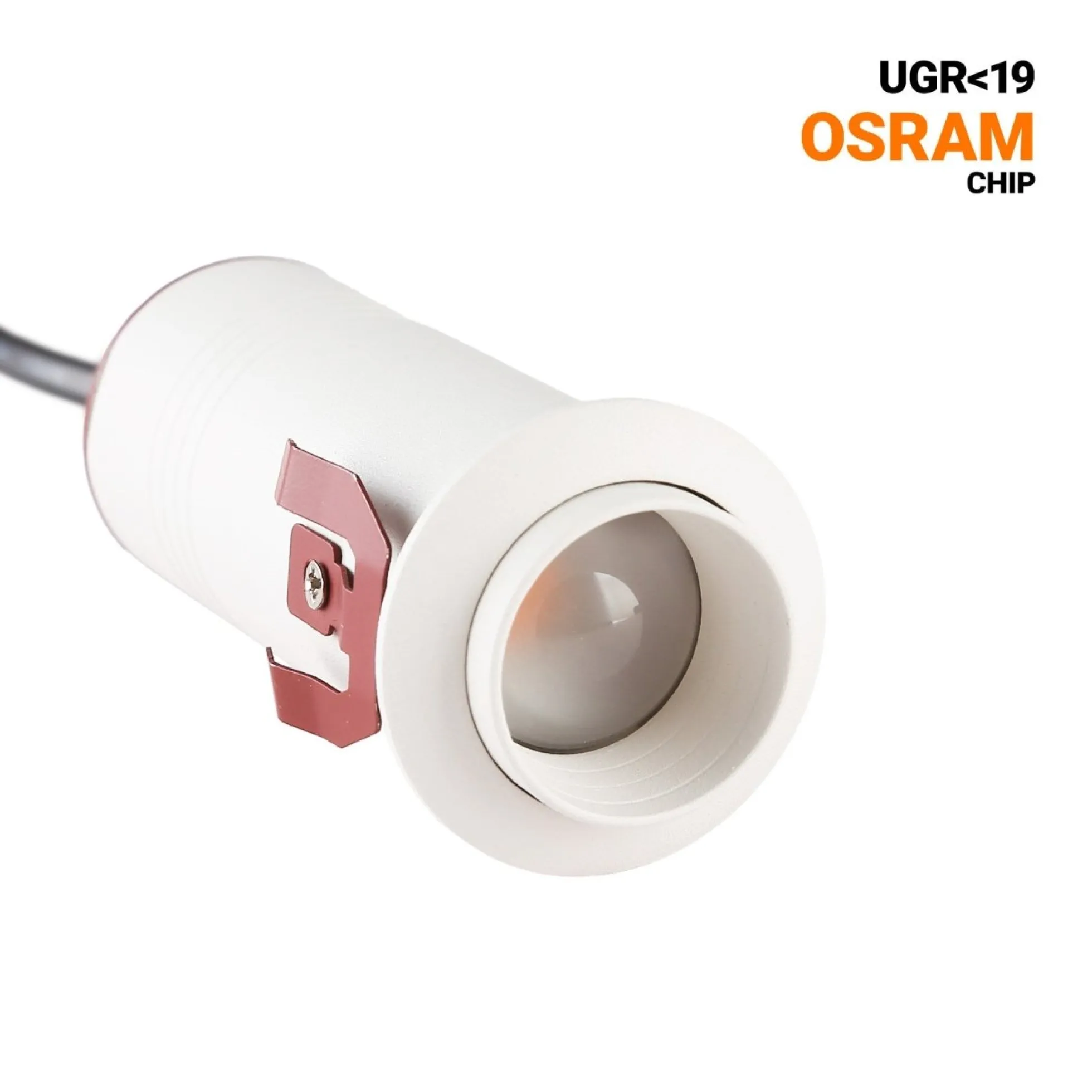 Foco de techo empotrable "ROMI" 7W - Zoom - Chip OSRAM - 2700K