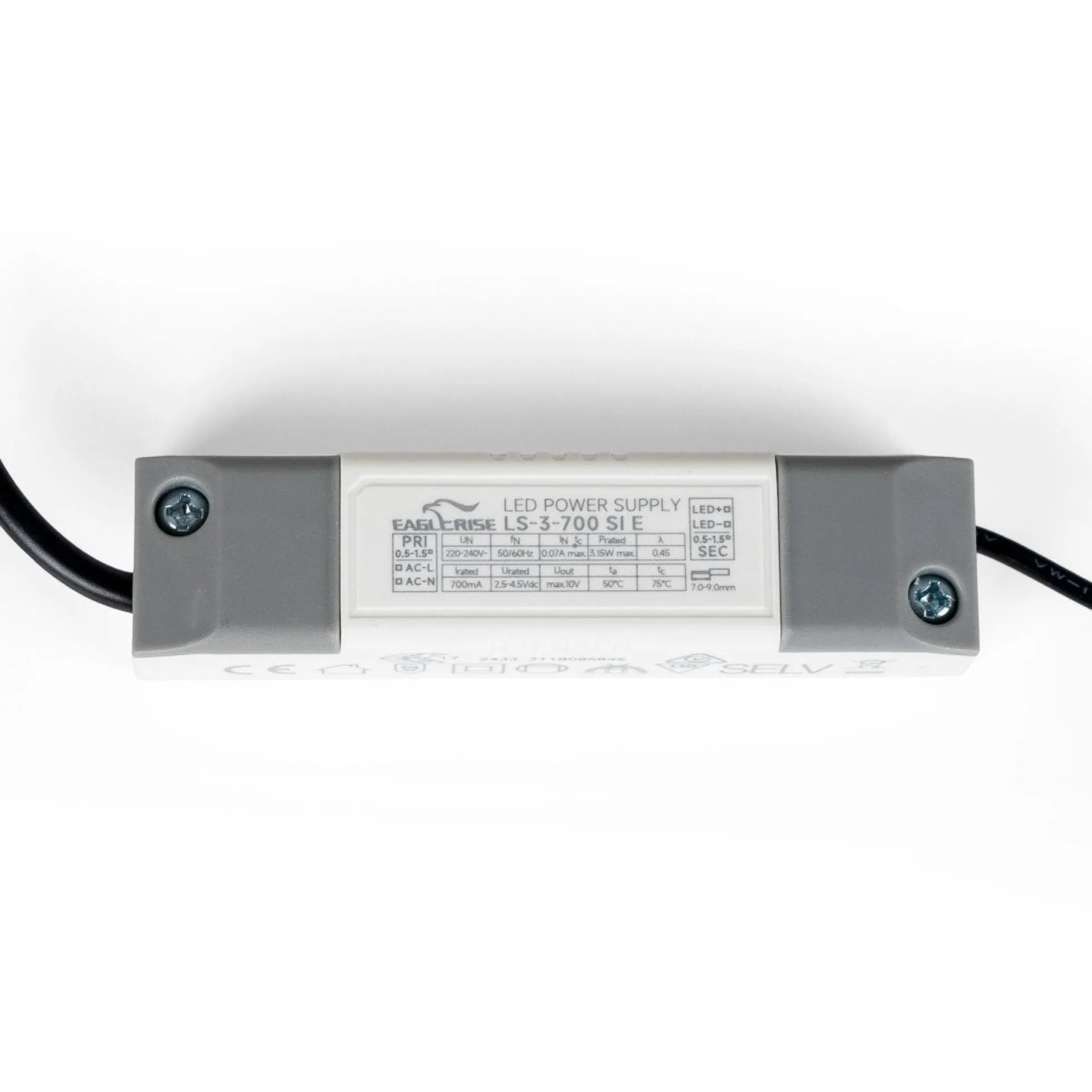 Foco de techo LED empotrable 3W - Extensible 300mm - Orientable - Chip OSRAM - 2700K