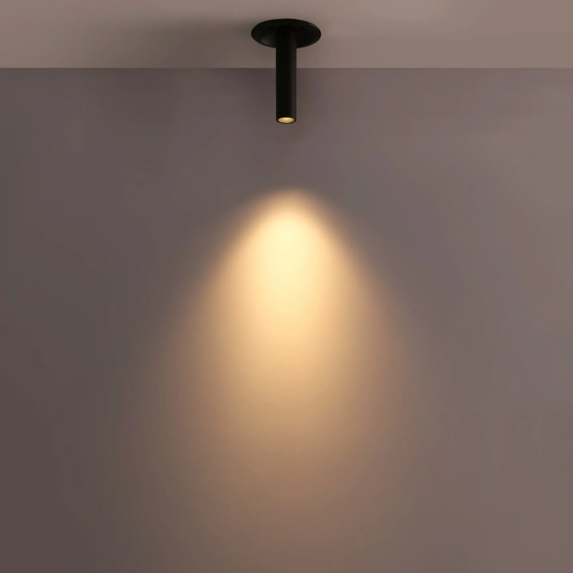 Foco de techo LED empotrable 3W - Extensible 300mm - Orientable - Chip OSRAM - 2700K