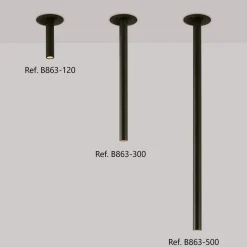 Foco de techo LED empotrable 3W - Extensible 500mm - Orientable - Chip OSRAM - 2700K
