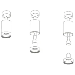 Foco de techo LED orientable - GU10