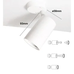 Foco de techo LED orientable - GU10