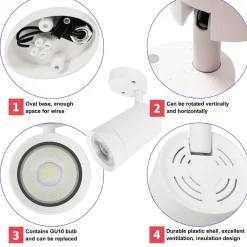 Foco de techo LED orientable - GU10