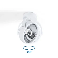 Foco de techo orientable