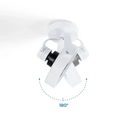 Foco de techo orientable