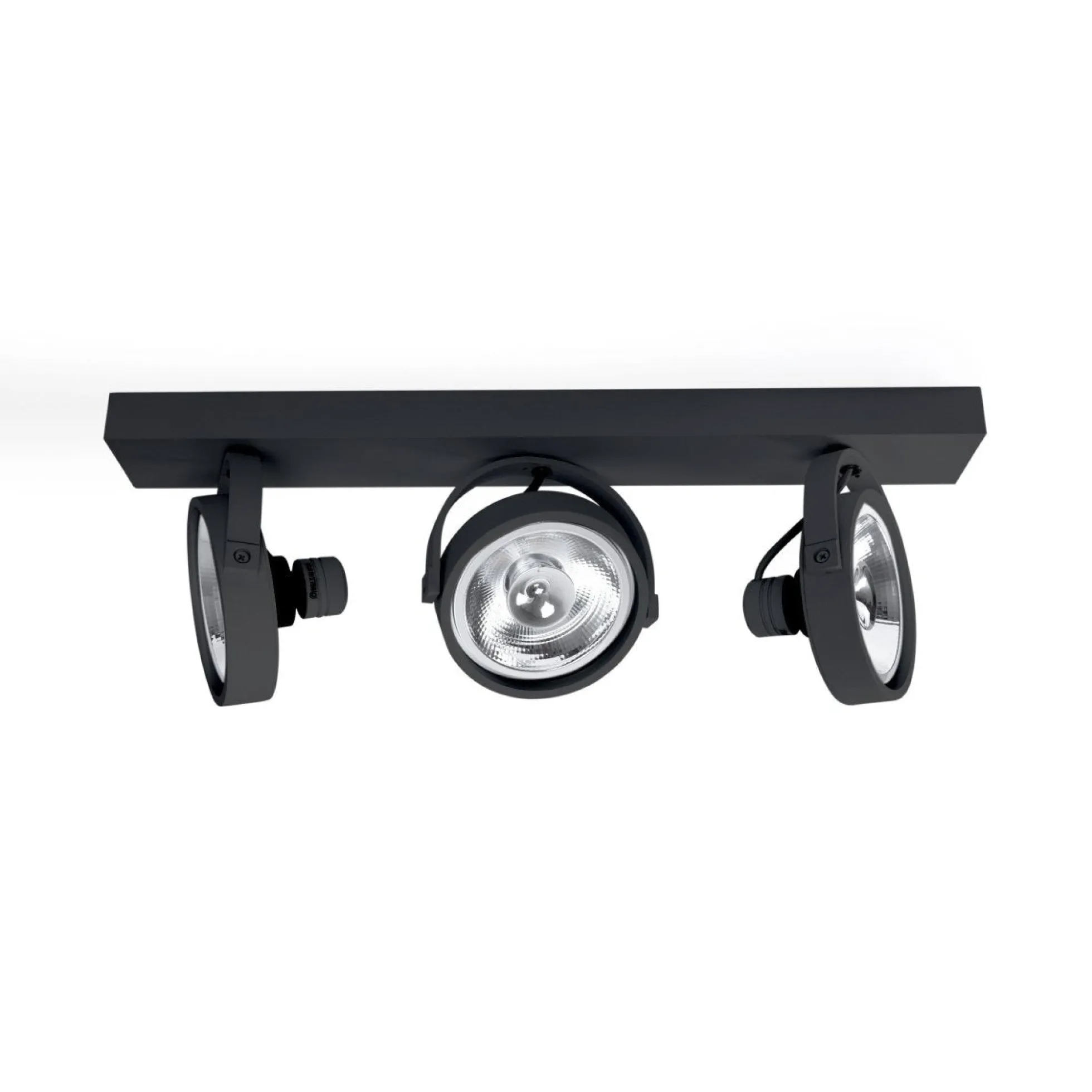 Foco de techo triple orientable "IRIS" + 3 bombillas AR111 GU10