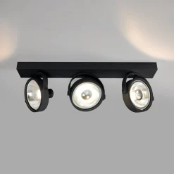 Foco de techo triple orientable