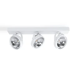 Foco de techo triple orientable