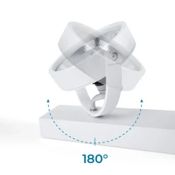 Foco de techo triple orientable