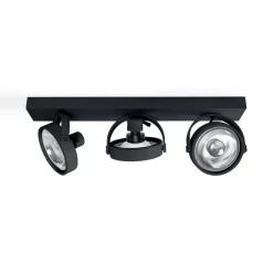 Foco de techo triple orientable