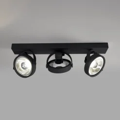 Foco de techo triple orientable