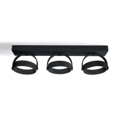 Foco de techo triple orientable