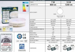 Foco empotrable en suelo LED