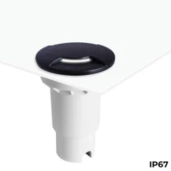 Foco empotrable en suelo LED FUMAGALLI CECI 90 2L GU10 3.5W