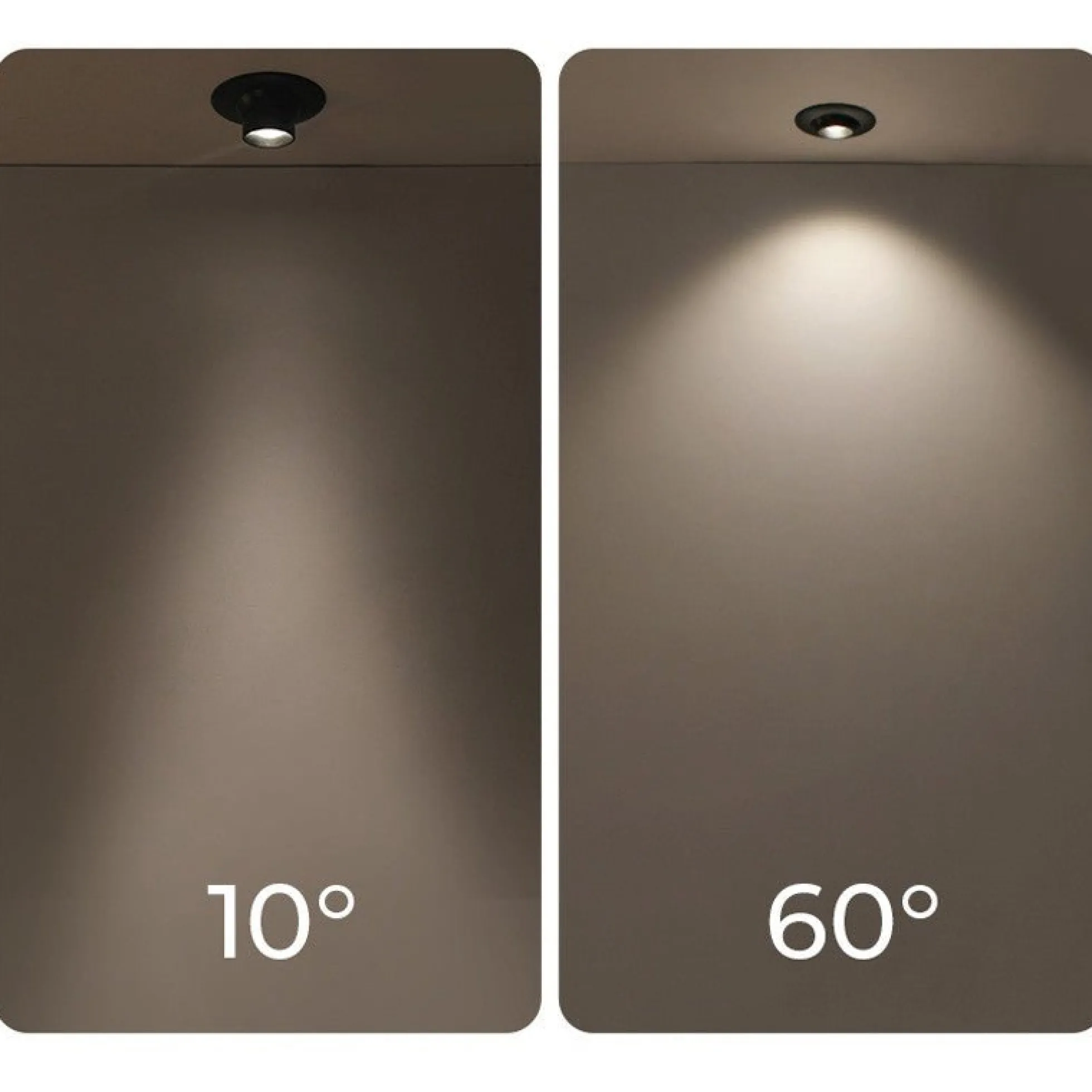 Foco empotrable LED con zoom - Orientable - Chip Cree - 2700K - 3W