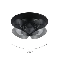 Foco empotrable LED con zoom - Orientable - Chip Cree - 2700K - 3W