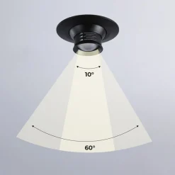 Foco empotrable LED con zoom - Orientable - Chip Cree - 2700K - 3W