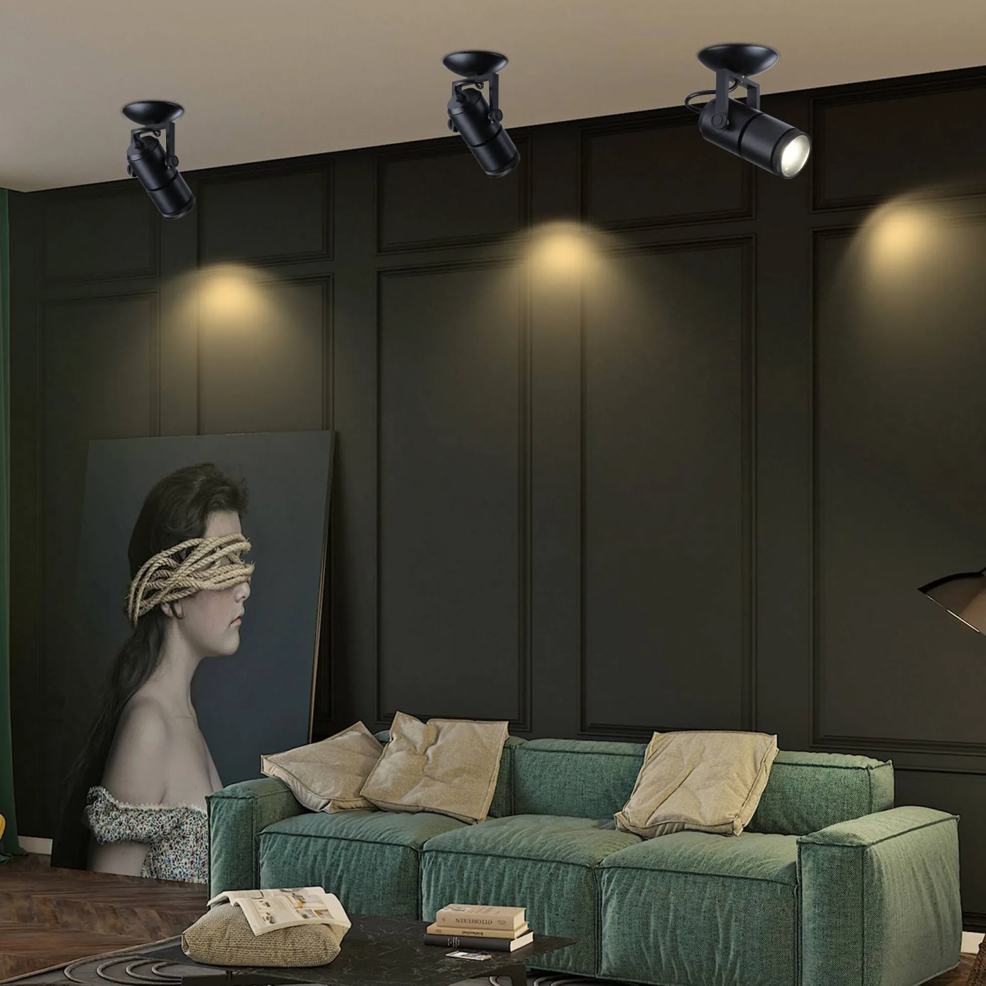 Foco LED COB empotrable y orientable con Zoom "COOPEN"12W