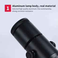 Foco LED COB empotrable y orientable con Zoom