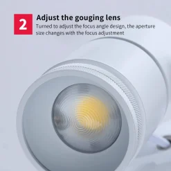 Foco LED COB empotrable y orientable con Zoom