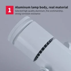 Foco LED COB empotrable y orientable con Zoom