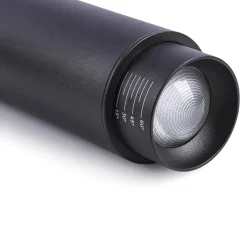 Foco LED de suspensión para carril magnético con ZOOM 15°-60° - 48V - 8W - UGR16 - CRI95