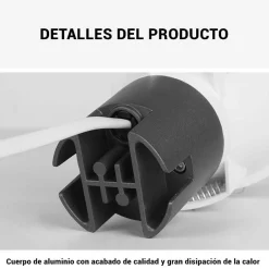 Foco LED downlight 6W 24º Inclinado 