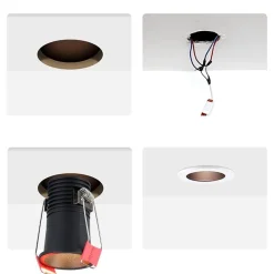Foco LED empotrable - Chip Cree - Bajo UGR - 2700K - 3W