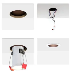 Foco LED empotrable - Chip Cree - Bajo UGR - 2700K - 3W