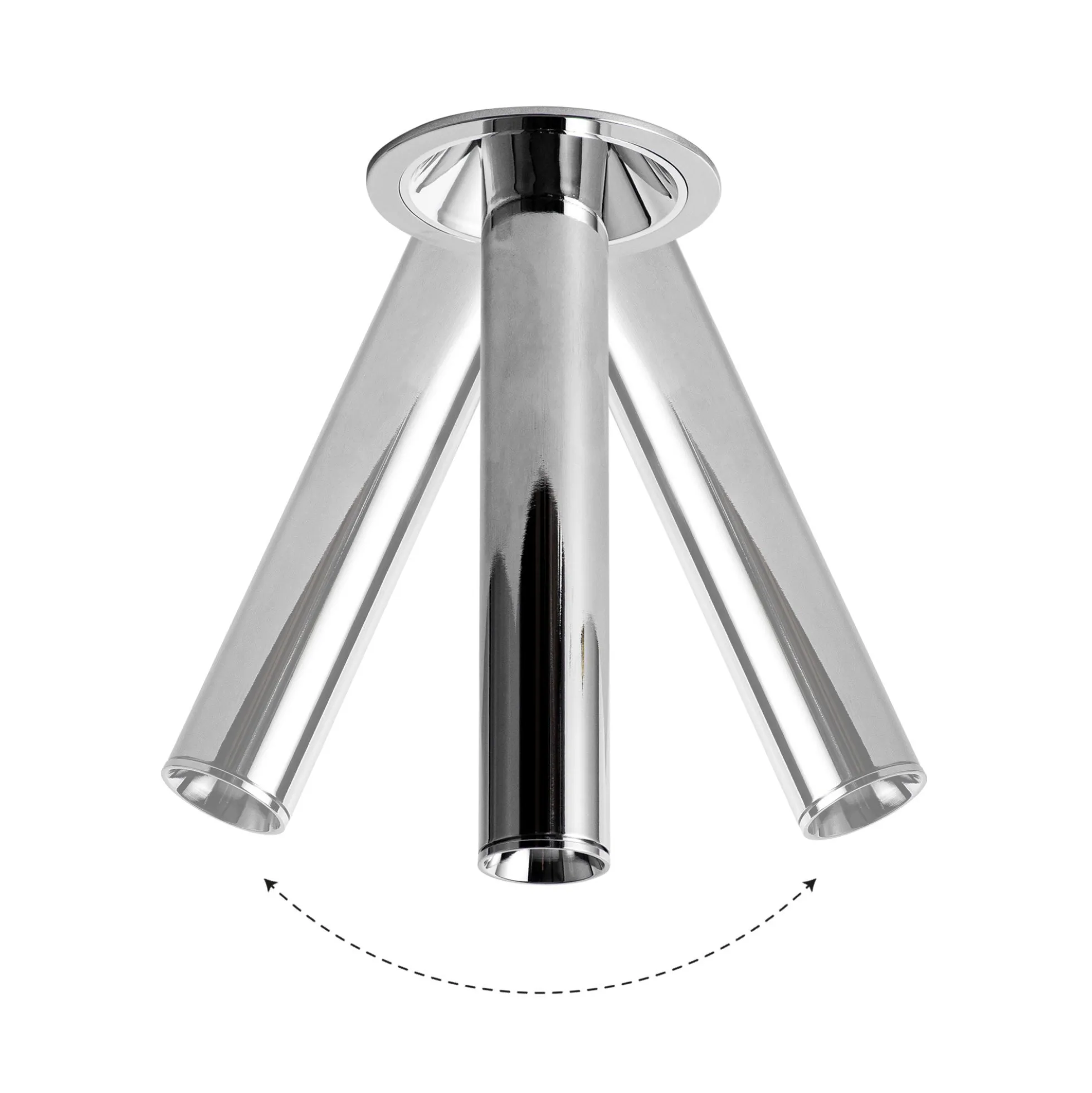 Foco LED empotrable orientable "ALAI" - Zoom - 200mm - 2800K - LED COB - chip Cree - 7W