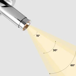 Foco LED empotrable orientable "ALAI" - Zoom - 100mm - 2800K - LED COB - chip Cree - 7W