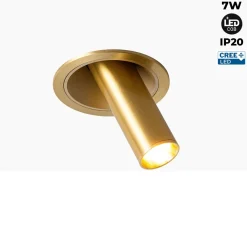 Foco LED empotrable orientable 