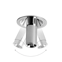 Foco LED empotrable orientable 