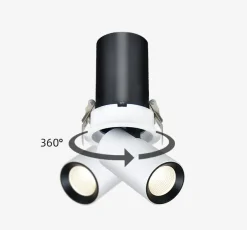 Foco LED empotrable orientable - 7W - Chip Cree - 24°