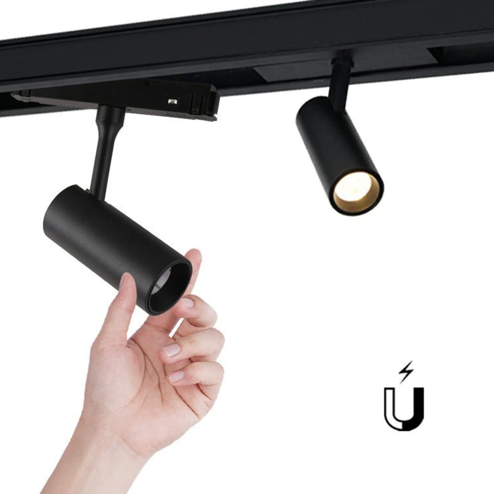 Foco LED para carril magnético 48V - 6W
