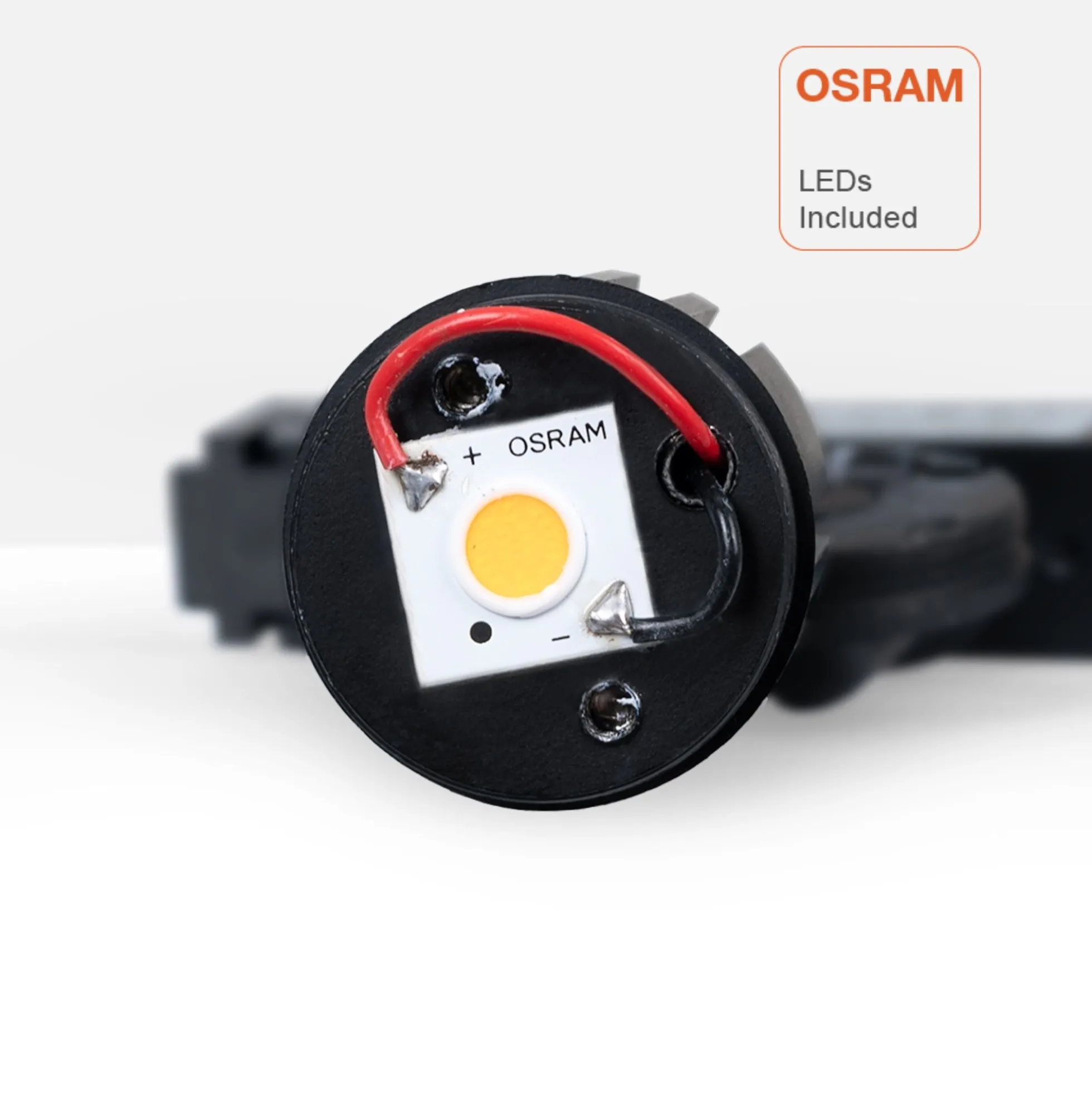Foco LED para carril magnético 48V - 7W - Chip OSRAM - 2700K - Colores