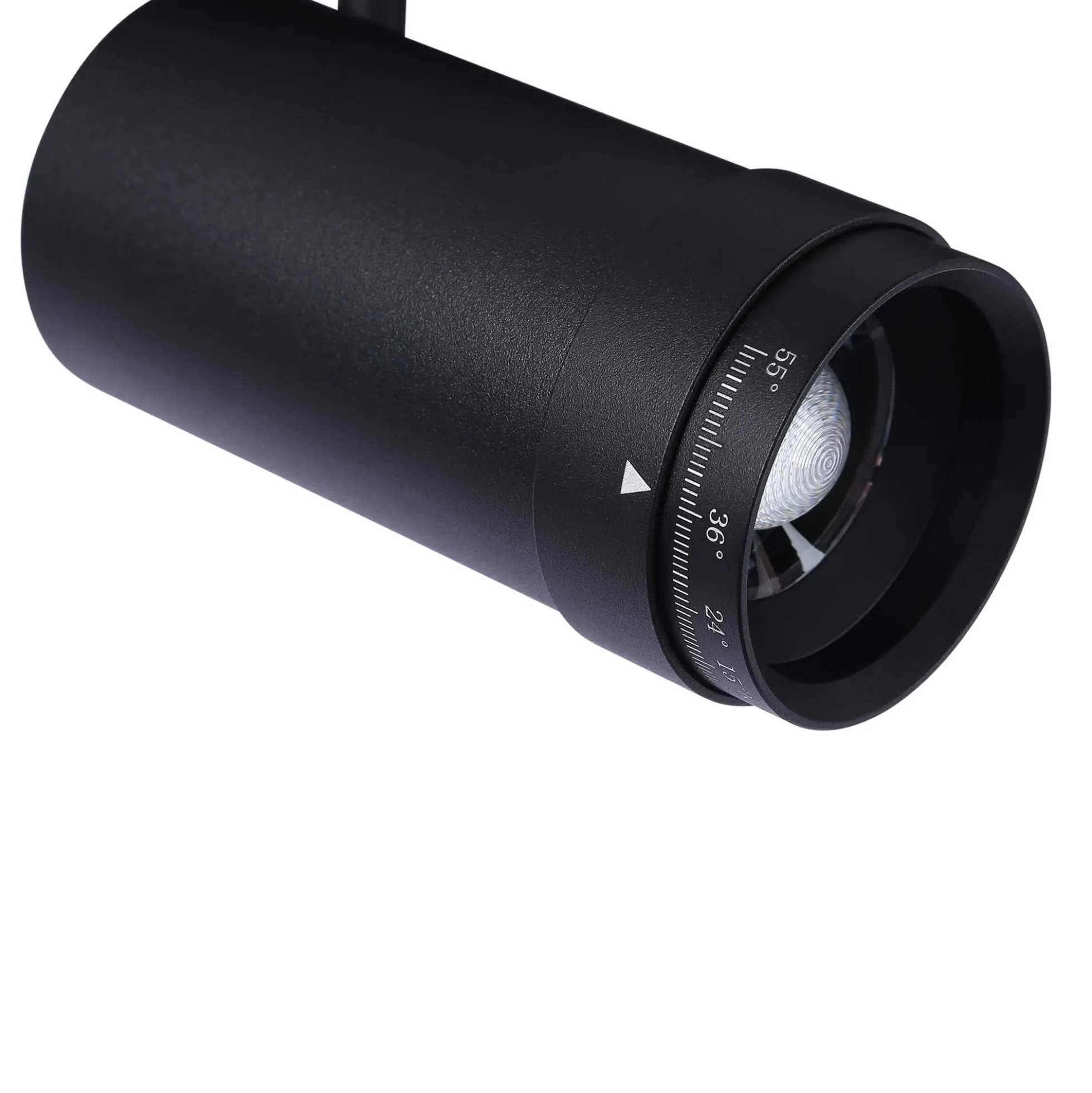 Foco LED para carril magnético con Zoom 10-55º - 48V - 12W