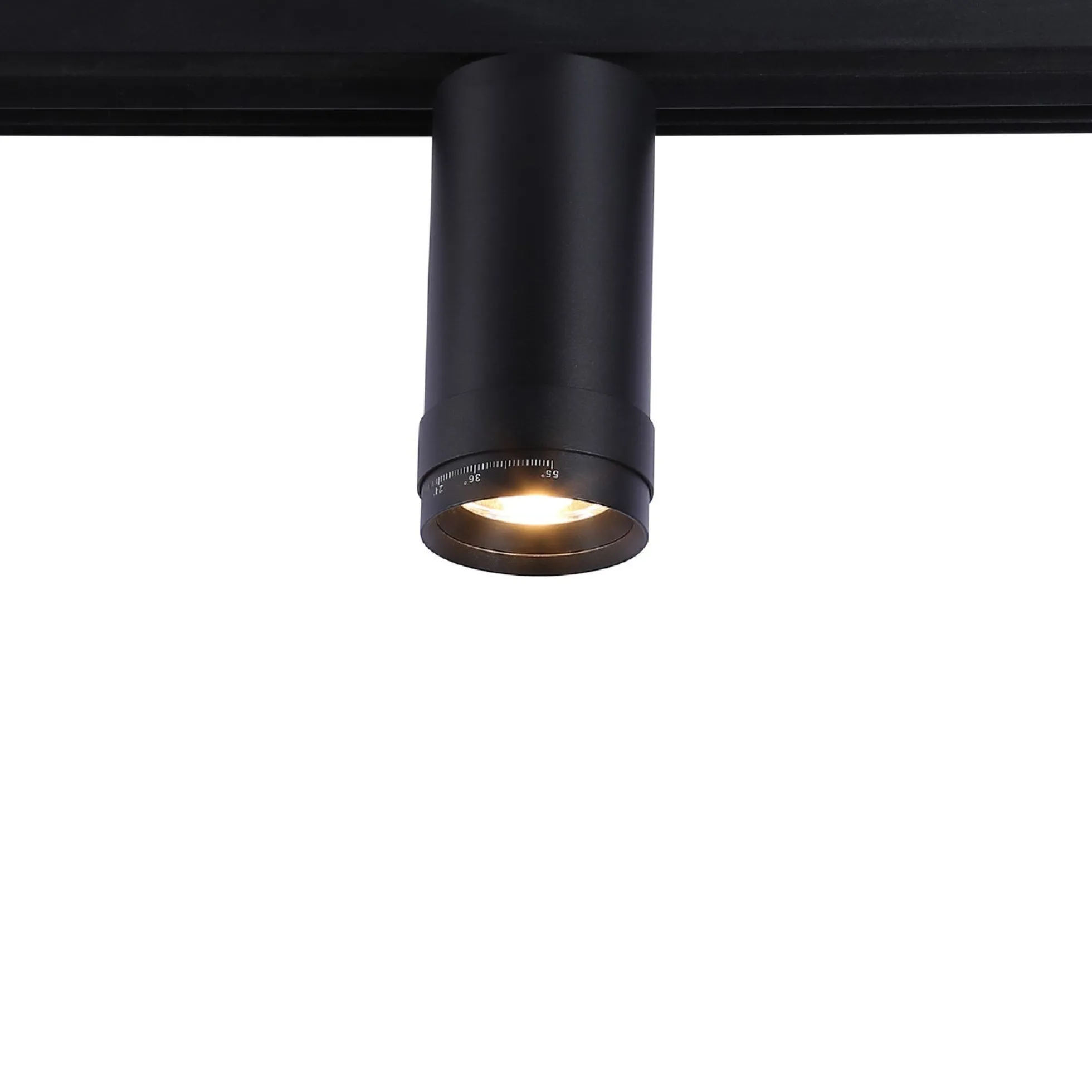 Foco LED para carril magnético con Zoom 10-55º - 48V - 25W
