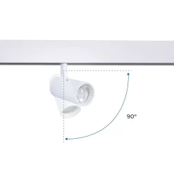 Foco LED para carril magnético RGB + CCT - 48V - 6W - Mi Light